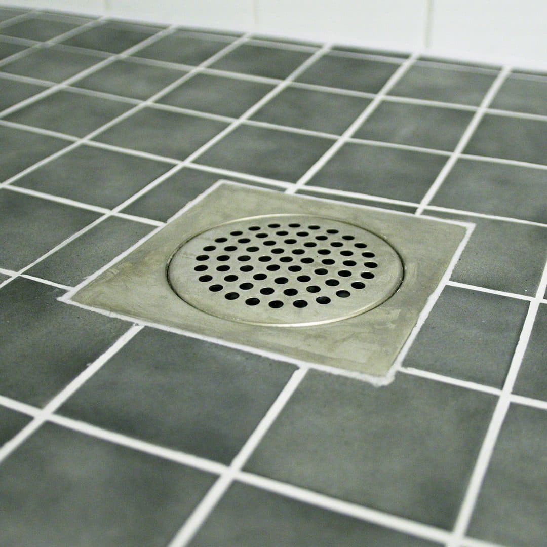 Bathroom after maintenance