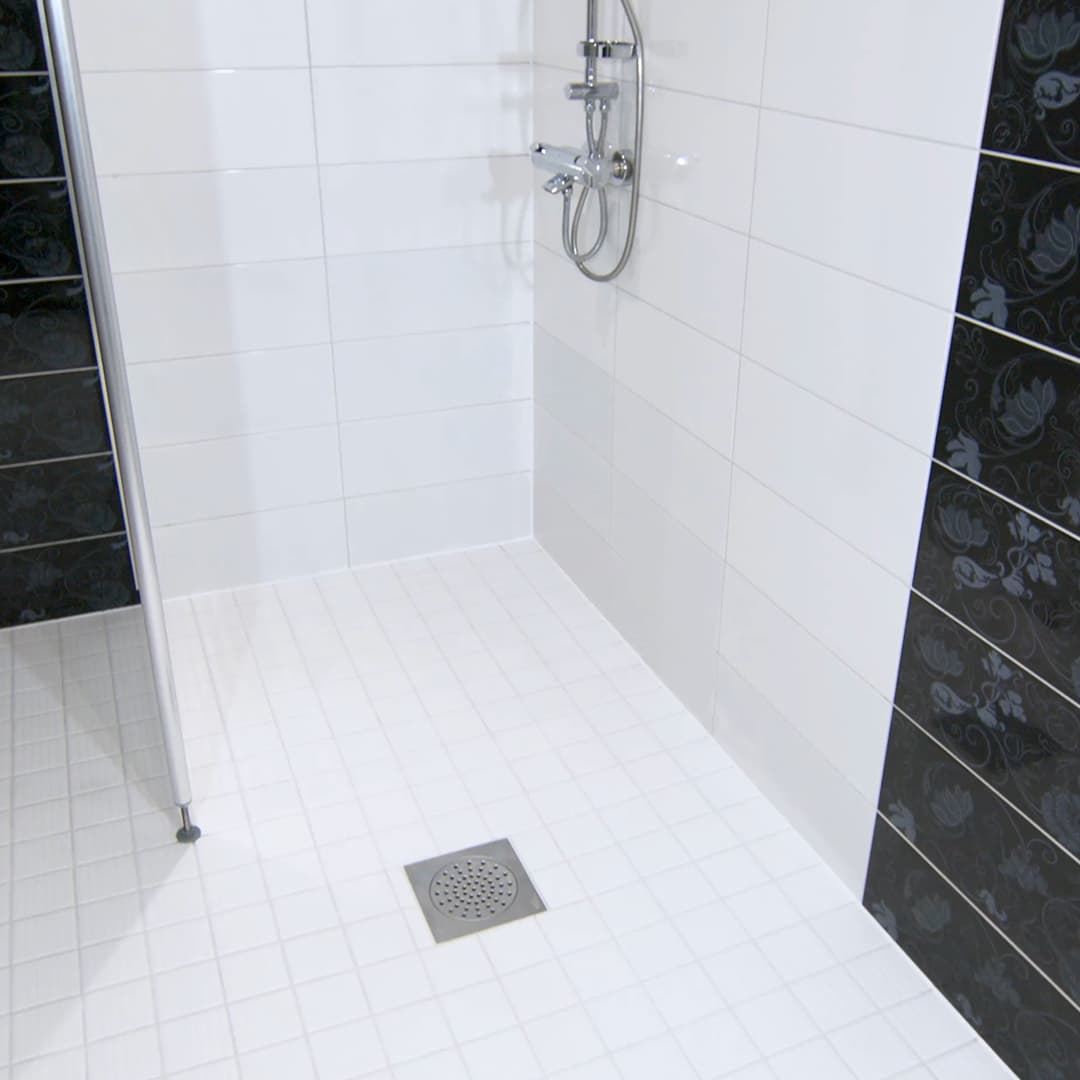 Bathroom after maintenance